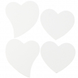 Sublimation Heart Inserts - Pack of 4