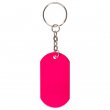 Llavero placa identificativa color Rosa - Pack de 10 uds