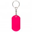 Llavero placa identificativa color Rosa - Pack de 10 uds