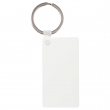 Sublimation Plastic FRP Keyring - Rectangular - 76x40mm