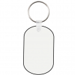 Sublimable MDF3 Wooden Key Ring Double Sided Wide Plate 4x6.5cm