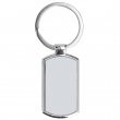 Llavero rectangular redondeado de metal sublimable