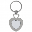 Llavero corazón de metal sublimable