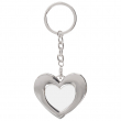 Llavero de metal forma corazón