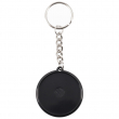 Plastic Round Keyring  Ø37mm - Black - Pack of 10