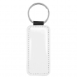 Llavero polipiel brillo sublimable rectangular - 3,5x7,5cm