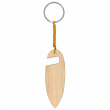 Porte-clés support mobile en bambou - Planche de surf
