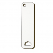 Porte-clés nuage sans anneau bois DM3 sublimable double face - Pack 5 unités