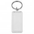Llavero acrílico rectangular 25x63mm - Pack de 5 uds