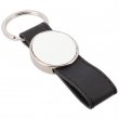 Sublimation Black Loop Keyring - Oval