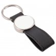 Sublimation Black Loop Keyring - Round