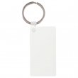 Sublimation Plastic FRP Keyring - Rectangular - 76x40mm