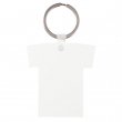 Porte-clé t-shirt 57x54mm en plastique FRP sublimable