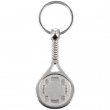 Llavero de metal forma raqueta de pádel Ø2,5cm