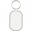 Llavero madera DM3 sublimable doble cara chapa ancha 4x6,5cm