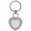 Llavero corazón de metal sublimable