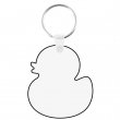 Porte-clés en bois MDF3 sublimable double face Canard 5,3x6cm