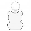 Llavero madera DM3 sublimable doble cara Osito 5x6cm