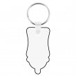 Llavero madera DM3 sublimable doble cara biberón 2,8x5,2cm - Pack 10 uds