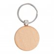 Natural Wood Keyring - Round Ø3.5cm