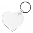 Sublimation Keyring - Heart shape - Wood - Pack of 10 units