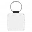 Sublimable Key Ring - Matt Faux Leather - Square - 5x5cm