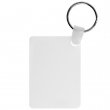 Porte-clés pour sublimation - Aluminium - Rectangulaire