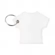 Llavero tela sublimable camiseta - 8x9cm