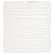 Sublimable Ribbed Blanket 240g - Natural White 120x150cm