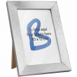 Metallic Silver Photo Frame 10x15cm