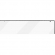 Plaque d'immatriculation EU 36x7,5cm en aluminium sublimable - Blanc brillant
