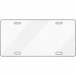 Plaque d'immatriculation USA 30x15cm en aluminium sublimable - Blanc brillant