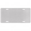 Matrícula de aluminio sublimable plata brillo