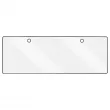 Matrícula Europea 18x6,5cm aluminio sublimable blanco brillo