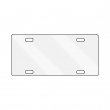 Matrícula USA 15x7,5cm aluminio sublimable blanco brillo