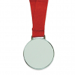 Medalla deportiva color plata