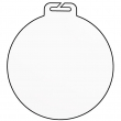 Sublimable Double-Sided MDF3 Wood Medal Ø80mm