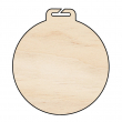 Sublimable Double-Sided Natural Wood Medal Ø70mm