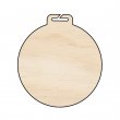 Sublimable Double-Sided Natural Wood Medal Ø60mm