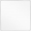 Plateau carré blanc semi-brillant 75x75cm
