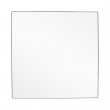 Plateau carré blanc semi-brillant 60x60cm