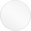 Plateau rond blanc semi-brillant Ø75cm