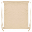Sublimable Corduroy Drawstring Backpack - Beige