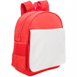 Sac à dos enfant pour sublimation et rabats - Sac à dos rouge