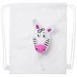 Sublimation Children's Backpack Foldable White Zebra