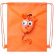 Sac à dos pour enfants sublimation girafe pliante orange