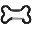 Aluminium Carabiner Bone Shape Black