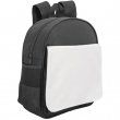 Sublimation Children's Backpack & Flaps - Black Backpack