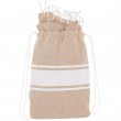 Sac à dos en paréo coton recyclé - Naturel