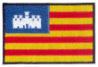 Parche bordado bandera de Baleares - Pack de 3 uds